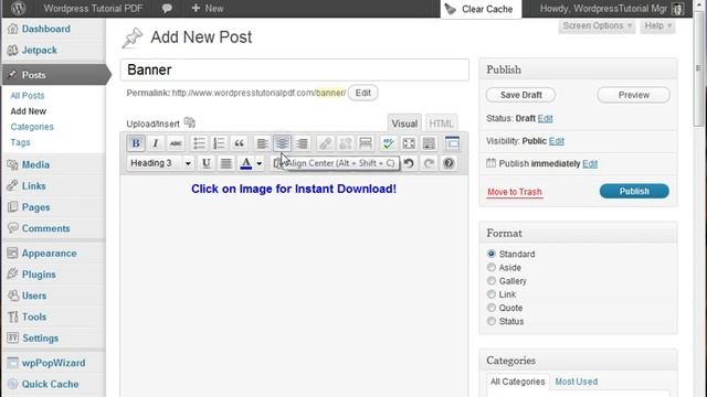 Wordpress Widget Tutorial: Generating Banner HTML Code Using WP смотреть онлайн