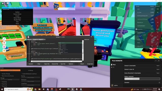 [?NEW] Pls Donate Script Hack | ROBUX AUTO FARM! | Rainbow Sign + Animations | *PASTEBIN 2022* смотреть онлайн