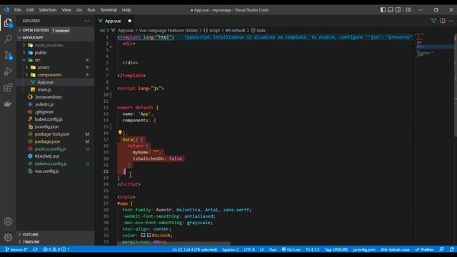 VueJS 3 Full Tutorial - #9 Using TailwindCSS in VueJS смотреть онлайн