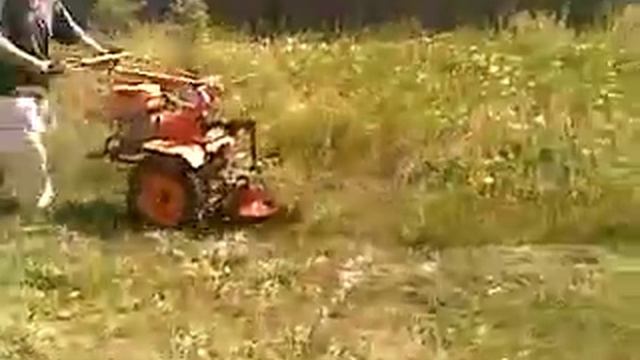 Мотоблок Кентавр 2060Б + Роторная косилка ВОМ шпонка смотреть онлайн