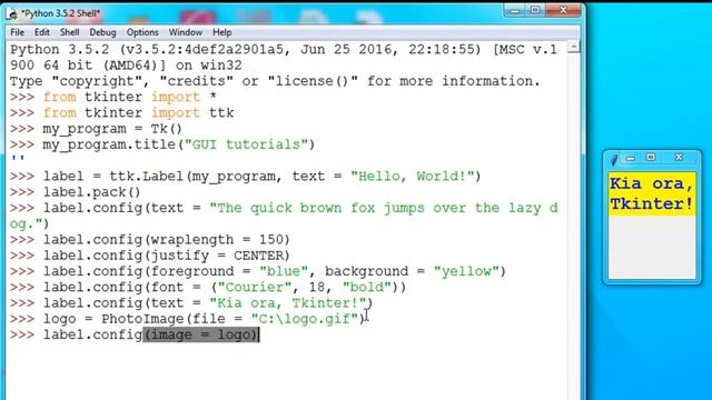 Python 3 and Tkinter GUIs - part 4 смотреть онлайн