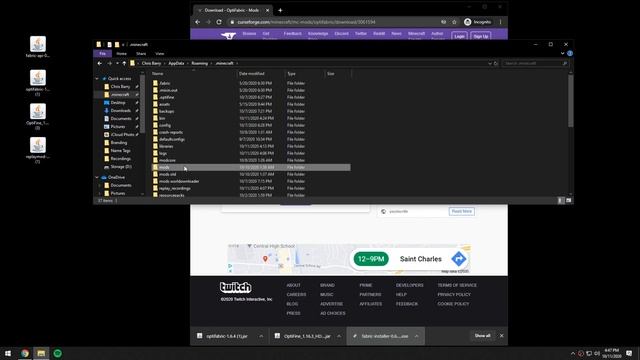 Replay Mod/Optifine/Shaders: How To Install With Fabric (1.16.3+)