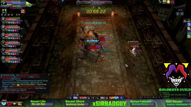 Cabal Online PH (FT3) Forgotten Temple B3F Raid смотреть онлайн