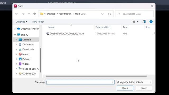 Import GPX And KML Files Into AutoCAD With Spatools (Continuation On Application Of GeoTracker App)