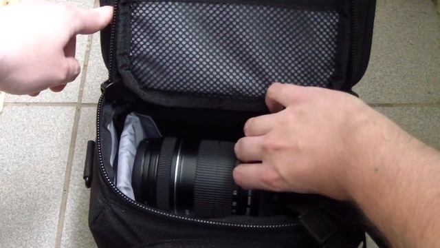 Фотосумка Canon - качественная, удобная и довольно вместительная. смотреть онлайн