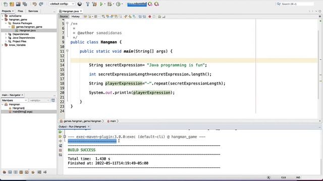Learn Java Programming - Part 3-2: Hangman Game :develop the game settings смотреть онлайн