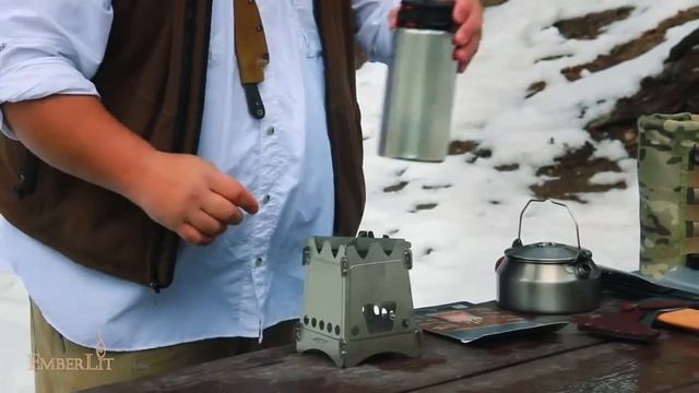 Туристическая печь Emberlit смотреть онлайн