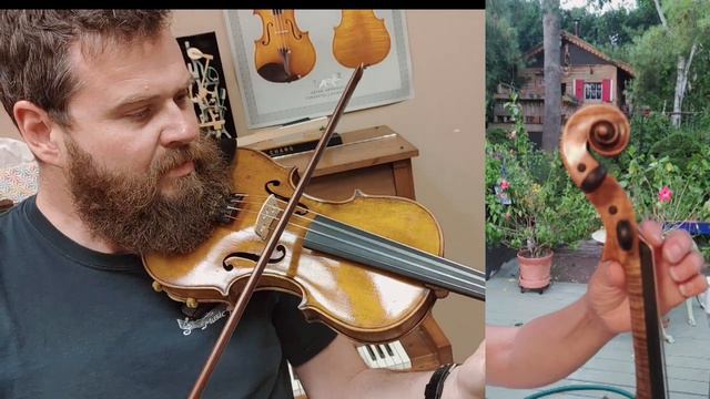 German Antique Violin ca1877 Rescued by Schnefsky Played by Jeff Taylor смотреть онлайн