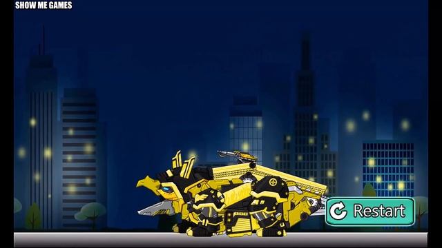 Repair Dino Robot Corps - Yellow Triceratops & 7 Dinosaurs - Full Game Play смотреть онлайн