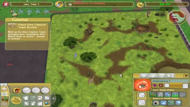 Zoo Tycoon 2 - Campaign - Extinct Animals Tutorials - Dealing with Dinos Tutorial смотреть онлайн