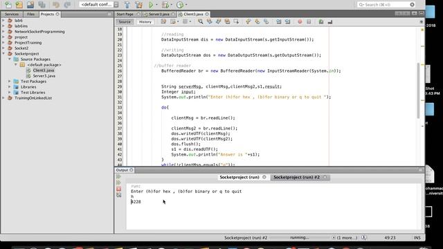 Client-server TCP using java (course Final project) смотреть онлайн