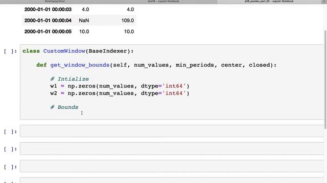 #58 Pandas (Part 35): Custom rolling windows in Python: BaseIndexer, get_window_bounds | Tutorial смотреть онлайн