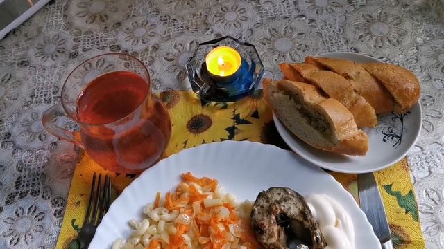 Прошу к столу! Fish, pasta, compote. смотреть онлайн