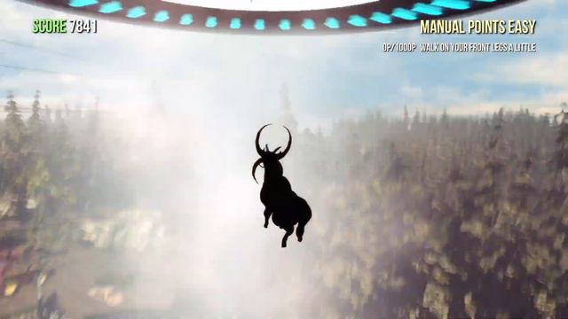 Getting abducted by a UFO in Goat Simulator смотреть онлайн