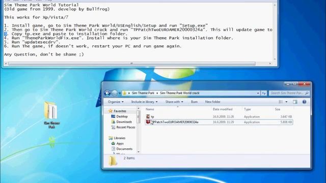 How to install Sim Theme Park World (Xp/Vista/7) смотреть онлайн