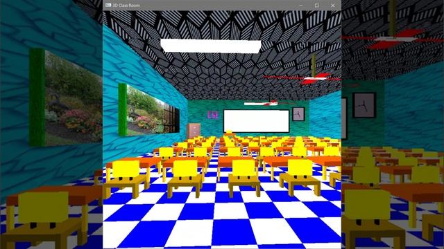 3D Classroom with source code | OpenGL | C++ смотреть онлайн