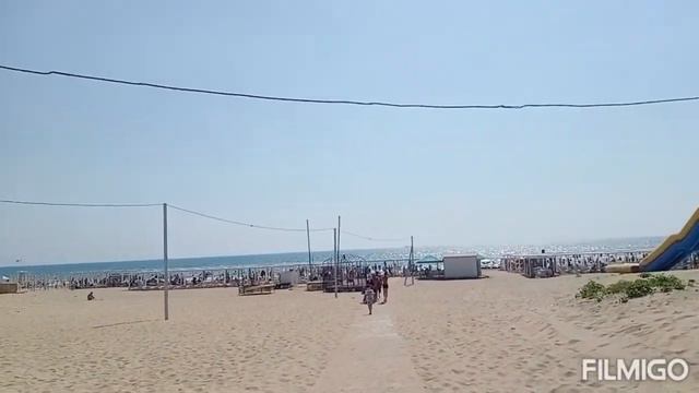 В Анапу из Казахстана. Отдых. пляж Джемете. август 2022г. смотреть онлайн