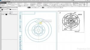 Видеоурок 010. Создание чертежа в КОМПАСЕ-3D V18.1. Крышка на формате А4.