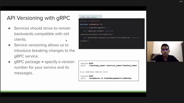 API specification and Microservices Communication Patterns with gRPC смотреть онлайн