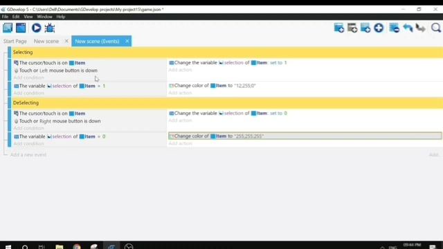Gdevelop 5: Select objects with Mouse Click(like in puzzle or rpg games) смотреть онлайн