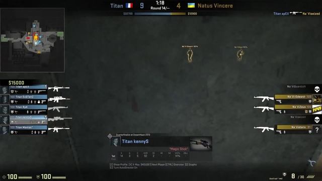 CSGO demo(kennyS)Titan vs Natus Vincere Nuke ESEA season 18