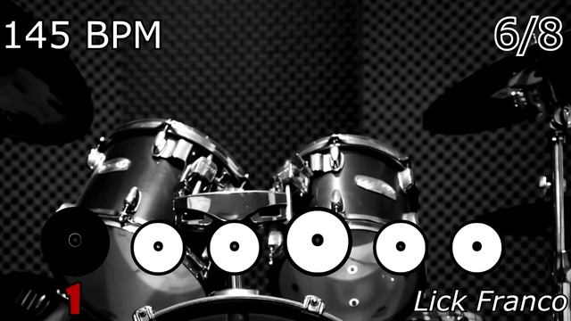 145 BPM 6/8 | Drum loop - Metronome смотреть онлайн