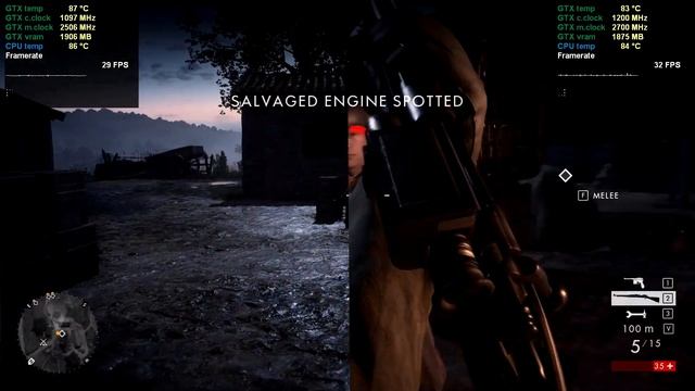 Stock vs Overclocked on GTX 860M comparison смотреть онлайн