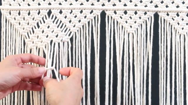 DIY: Macrame Cushion Tutorial | Macrame Pillow Cover Tutorial смотреть онлайн