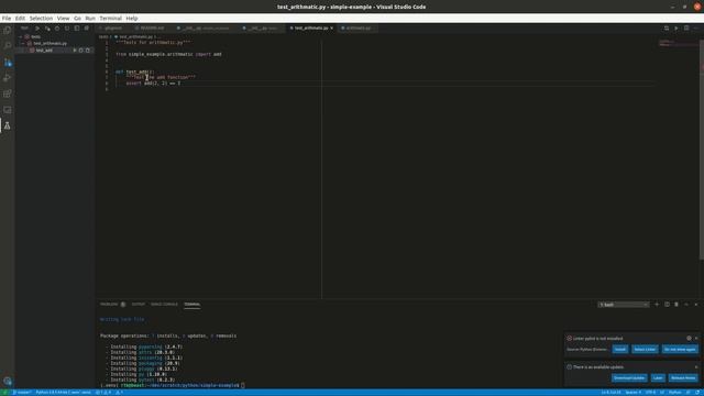 An example of how to set up a python project with vscode and poetry on Ubuntu 18.04 or greater, смотреть онлайн