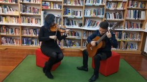 Libertango by Astor Piazzolla Violin & Guitar Duo Acoustic