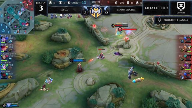 Full Game: AP 2 0 vs Maru Esports Game 1 Just ML Cup Qualifier 3 | Mobile Legends смотреть онлайн