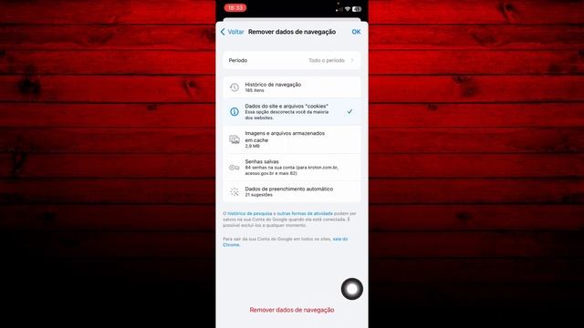 Como LIMPAR COOKIES do GOOGLE CHROME no IPHONE - Atualizado! смотреть онлайн