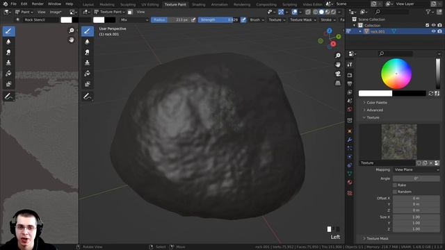 Texture Paint with Images - Stencil Brush (Blender Tutorial) смотреть онлайн
