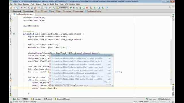 Android App Development Tutorial Step11 (ListView&DB data) смотреть онлайн