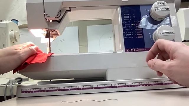 Husqvarna Viking 230 - Step 5 - Begin to sew смотреть онлайн