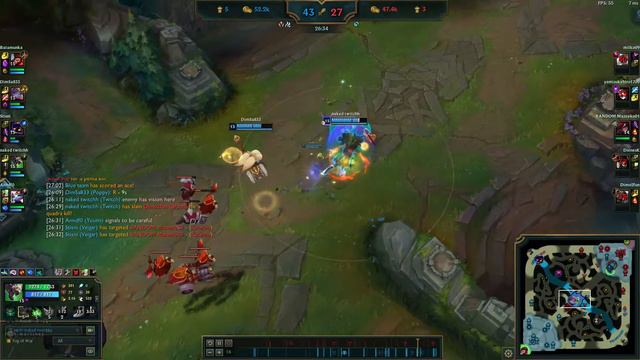 League of legends Clip: Twitch crazy Penta kill. смотреть онлайн