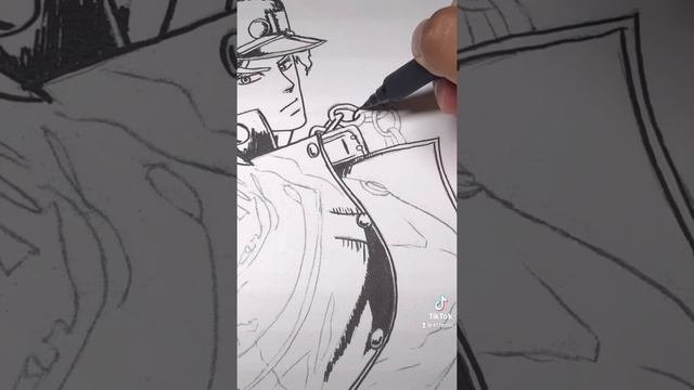 JoJo’s Bizzare Adventure Drawing. JOTARO