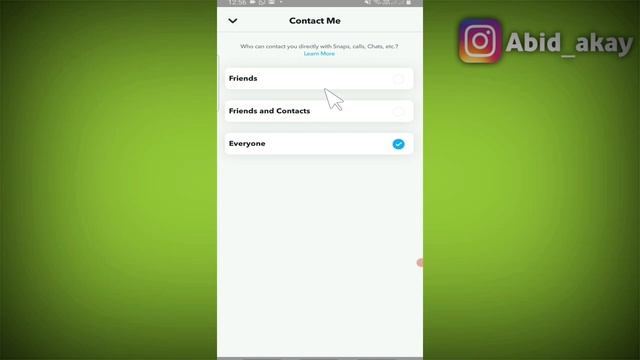 What is Contact me in Snapchat | Friends & Contact | Friends | Everyone смотреть онлайн