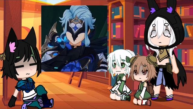 ///Реакция персонажей из геншина на Коллею и Дотторе // смотреть онлайн