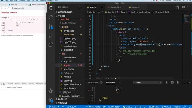 Simple React To Do List in under 30 mins смотреть онлайн