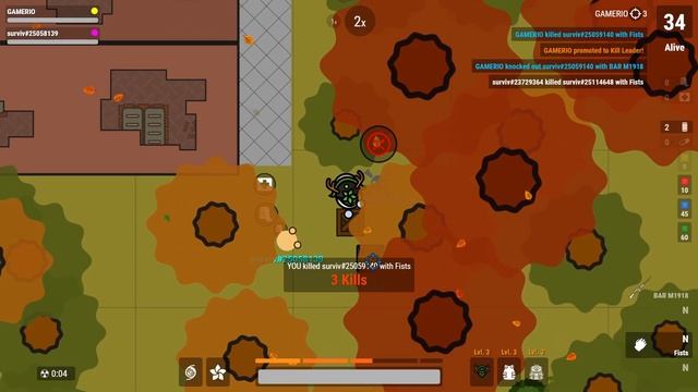 WOODS KING vs BASIC SURVIVR! | Surviv.io смотреть онлайн