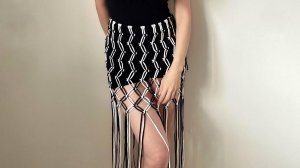 DIY skirt macrame _ Макраме юбка своими руками