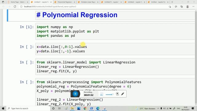 Polynomial Regression Machine learning full course смотреть онлайн