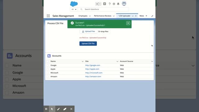 LWC CSV File Uploader and Create Records смотреть онлайн