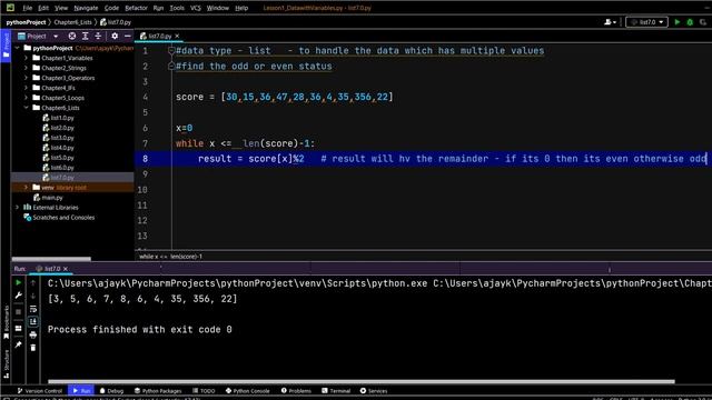 Learn Python data analytics- ODD EVEN Project смотреть онлайн