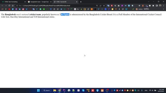 HTML Tutorial for Beginners | HTML5 Text Formatting| Bangla Tutorial 09 смотреть онлайн