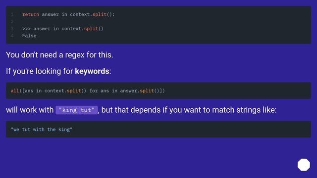 How to not match whole word "king" to "king?"? смотреть онлайн