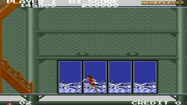 The Legend of Kage Loop1 1984 Taito Mame Retro Arcade Games смотреть онлайн