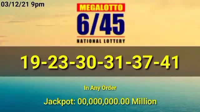 9pm PCSO Lotto Result Today March 12, 2021 2D 3D STL ez2 Swertes 4D 6/45 6/58 смотреть онлайн