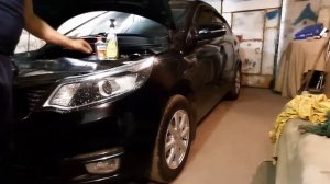 KIA RIO 3 ЗАЩИТА ФАР ПЛЕНКОЙ